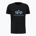 Maglietta Alpha Industries Basic Rainbow Reflective da uomo, nero 4