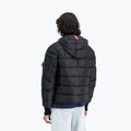 Alpha Industries Uomo Giacca con cappuccio in finto piumino nero 4