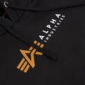 Felpa Alpha Industries da uomo Alpha Label nero 3