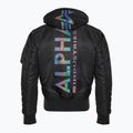 Alpha Industries giacca da uomo MA-1 ZH Back Print nero / arcobaleno riflettente 2