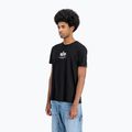 Alpha Industries Basic Mid Logo T-shirt uomo nero 4