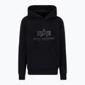 Alpha Industries Basic Carbon Hoody nero da uomo 3