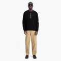 Alpha Industries Uomo Maglione con stampa riflettente nero 2