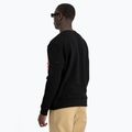 Alpha Industries Uomo Maglione con stampa riflettente nero 5
