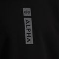 Alpha Industries Uomo Maglione con stampa riflettente nero 6