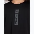 Alpha Industries - T-shirt da uomo con stampa a sbuffo - nero 6