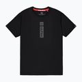 Alpha Industries - T-shirt da uomo con stampa a sbuffo - nero 7
