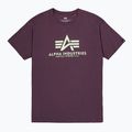 Maglietta Alpha Industries Basic plum da uomo