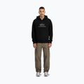 Alpha Industries Uomo Felpa con cappuccio Basic TPU nero/cromo 2