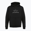Alpha Industries Uomo Felpa con cappuccio Basic TPU nero/cromo 6