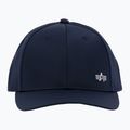 Berretto da baseball Alpha Industries da uomo Metal Label rep blu/cromo