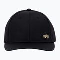 Berretto da baseball Alpha Industries Metal Label nero/oro lucido da uomo