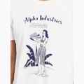 Maglietta Alpha Industries da uomo Hawaii bianco 5
