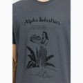 Maglietta Alpha Industries da uomo Hawaii grigio vintage 6