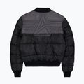 Giacca imbottita da uomo Alpha Industries MA-1 Logo Puffer Bomber black 8