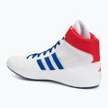 Scarpe da wrestling uomo adidas Havoc cloud bianco / collegiale royal / rosso attivo 3