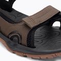 Sandali da trekking da uomo Jack Wolfskin Lakewood Cruise in legno scuro 7