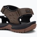 Sandali da trekking da uomo Jack Wolfskin Lakewood Cruise in legno scuro 8