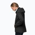 Jack Wolfskin giacca da pioggia da donna Evandale nero 2