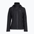 Jack Wolfskin giacca da pioggia da donna Evandale nero 4