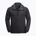 Jack Wolfskin giacca antipioggia Stormy Point uomo nero