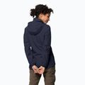 Jack Wolfskin Stormy Point - Giacca da pioggia da donna blu notte 2
