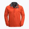 Jack Wolfskin Stormy Point, giacca antipioggia da uomo in rovo selvatico 5