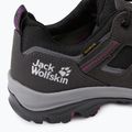 Stivali da trekking Jack Wolfskin da donna Vojo 3 Texapore Low acciaio scuro/viola 7