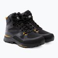 Stivali da trekking Jack Wolfskin Force Trekker Texapore Mid nero/giallo bordeaux da uomo 4
