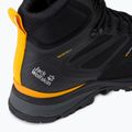 Stivali da trekking Jack Wolfskin Force Trekker Texapore Mid nero/giallo bordeaux da uomo 7