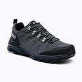 Jack Wolfskin Refugio Texapore Low, stivali da trekking da uomo grigio/nero