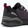 Stivali da trekking da donna Jack Wolfskin Refugio Texapore Low acciaio scuro/viola 8