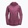 Jack Wolfskin Stormy Point, giacca da pioggia da donna, viola quarzo 5