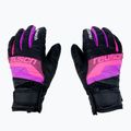 Guanto da sci per bambini Reusch Dario R-TEX XT nero/rosa glo 3