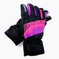 Guanto da sci per bambini Reusch Dario R-TEX XT nero/rosa glo 4