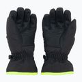Guanto da sci Reusch Alan 2022 per bambini nero/blu brillante/giallo sicurezza 2