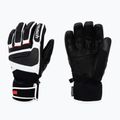 Guanto da sci Reusch Profi SL nero/bianco/rosso fuoco