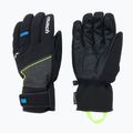 Guanto da sci Reusch Luca R-TEX XT nero melange/giallo sicurezza/blu brillante