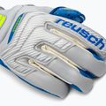 Guanti da portiere Reusch Attrakt Fusion Guardian grigio vapore/giallo sicurezza/blu scuro 5