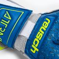 Guanti da portiere Reusch Attrakt Freegel Fusion Ortho-Tec grigio vapore/giallo sicurezza/blu 5