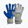 Guanti da portiere Reusch Attrakt Gold X grigio vapore/giallo sicurezza/blu scuro 5