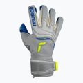 Guanti da portiere Reusch Attrakt Gold X grigio vapore/giallo sicurezza/blu scuro 6