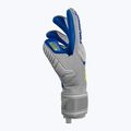 Guanti da portiere Reusch Attrakt Gold X grigio vapore/giallo sicurezza/blu scuro 7