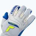 Guanti da portiere Reusch Attrakt Gold X grigio vapore/giallo sicurezza/blu scuro 3