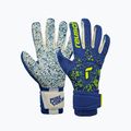 Guanti da portiere Reusch Pure Contact Fusion blu vero/giallo di sicurezza 5
