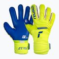 Guanti da portiere di sicurezza Reusch Attrakt Duo giallo/blu scuro 5