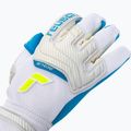 Guanti da portiere Reusch Attrakt Aqua bianco/blu acqua 3