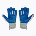 Guanti da portiere per bambini Reusch Attrakt Fusion Finger Support Guardian vapor grigio/giallo 2