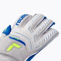 Guanti da portiere Reusch Attrakt Gold Evolution Cut grigio vapore/giallo sicurezza/blu scuro 3