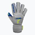 Guanti da portiere Reusch Attrakt Gold Evolution Cut grigio vapore/giallo sicurezza/blu scuro 6